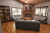 Peach and Plumeria |2BR Cabin Rental | Blue Ridge GA | Hot Tub, Outdoor Deck & Grill!