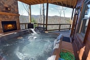 Stoneman Lodge | 4BR Luxury Cabin Rental | Blue Ridge GA | Hot Tub & Mountain Views
