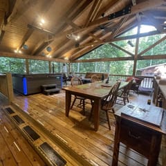 Poplar Ridge Retreat | Blue Ridge Cabin with Hot Tub & Outdoor Living | Pet-Friendly + FREE Daily Activities