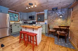 Riverbend Den | 2BR Creekfront Cabin Rental | Blue Ridge GA | Creekfront Living