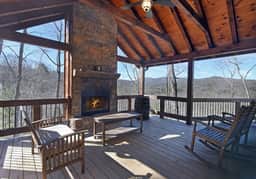 Stoneman Lodge | 4BR Luxury Cabin Rental | Blue Ridge GA | Hot Tub & Mountain Views