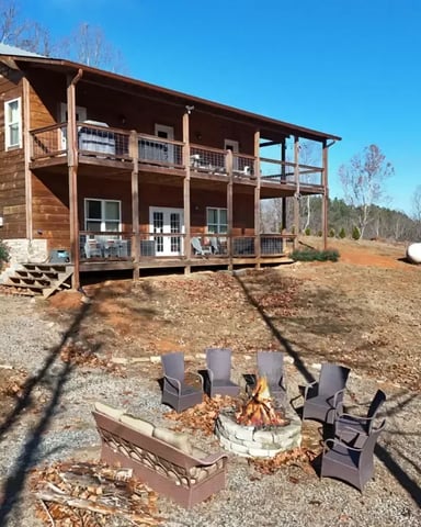 Ocoee River area cabin rental with mountain View