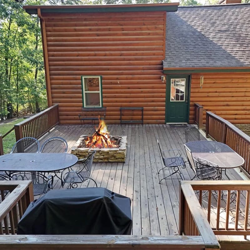 S'more Waggin' Cabin | 3BR Pet-Friendly Cabin Rental | North Georgia Mountains | Fire Pit